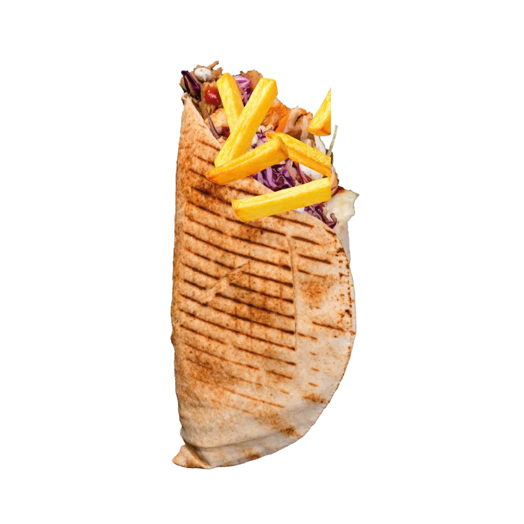 Mini pita z frytkami